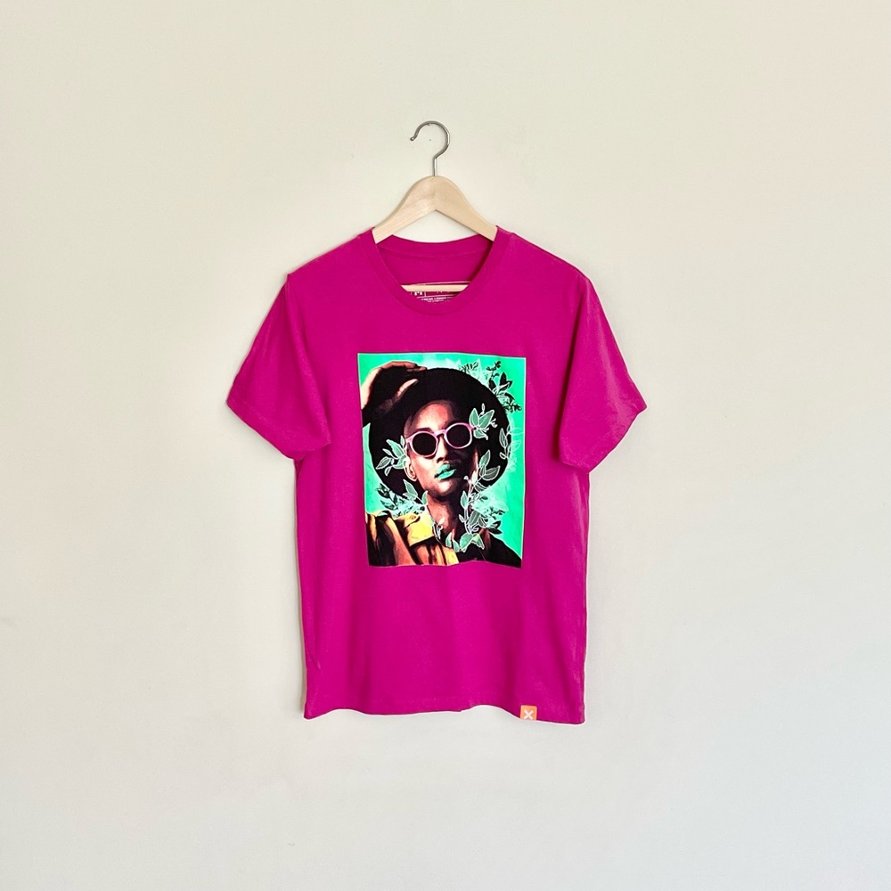 NEW Truth Young Black Market Anti Smoking Fuchsia T Shirt Adult size Medium RARE